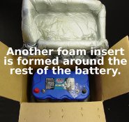 Optima Blue Top Battery Packaging Example 2